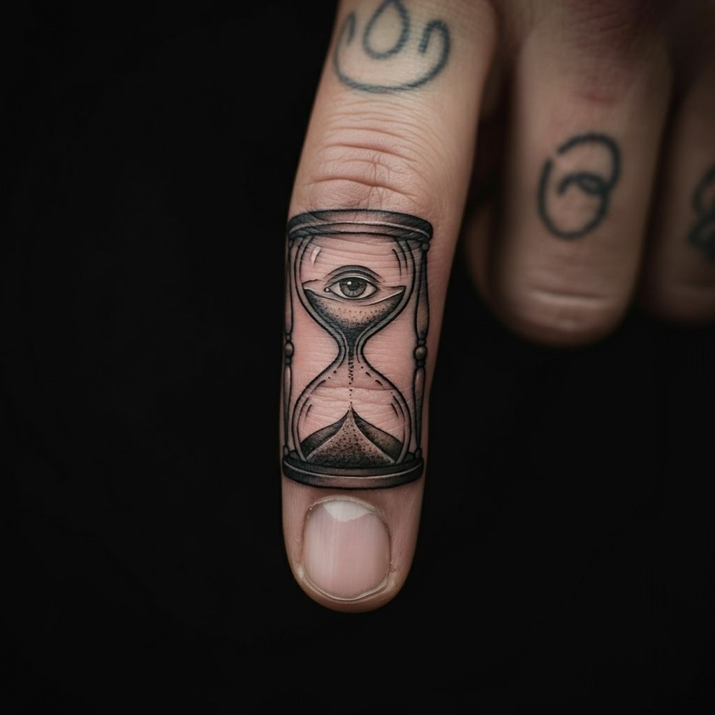 Hourglass with an Eye