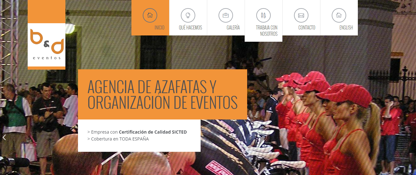 Agencies for events in Spain offering catering and decoration services.
