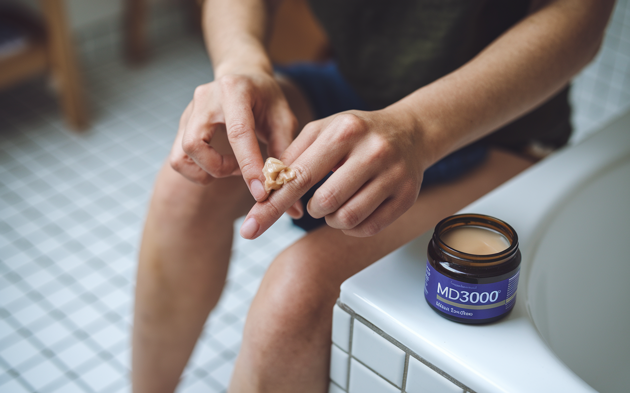 How to Apply MD3000 Salve to Skin