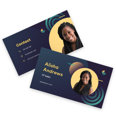 AI Photography Business Cards Example 1