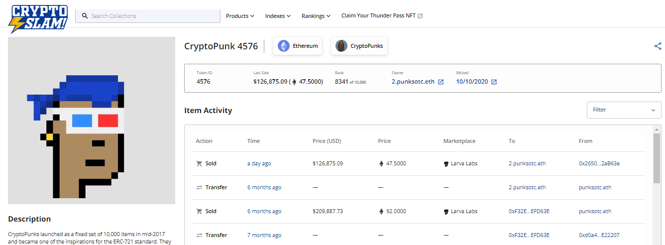 CRYPTONEWSBYTES.COM AD_4nXelBvsyohF67sDShp4o6f3CIyYN6_60wSiLF1nhv6pwS5RVpDrUd7mRDA98JDs6hv1bu86ppbVI9svfGjqeDFDFl9vugddpLss1QijfA6Hvh1-f4tZFdbESBK1pkWPu5FR1QXHj8rCtCJgqGrEig7hvUkDrq57v4I8quXQ9EA?key=wDFKKBzSTe1z1PO74bcQyQ Ranking the Top 5 Largest NFT Sales in the Past Week  