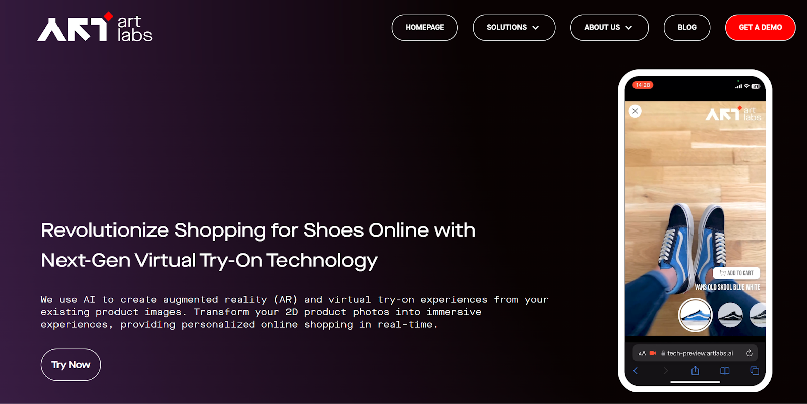 virtual shoe try-on app development