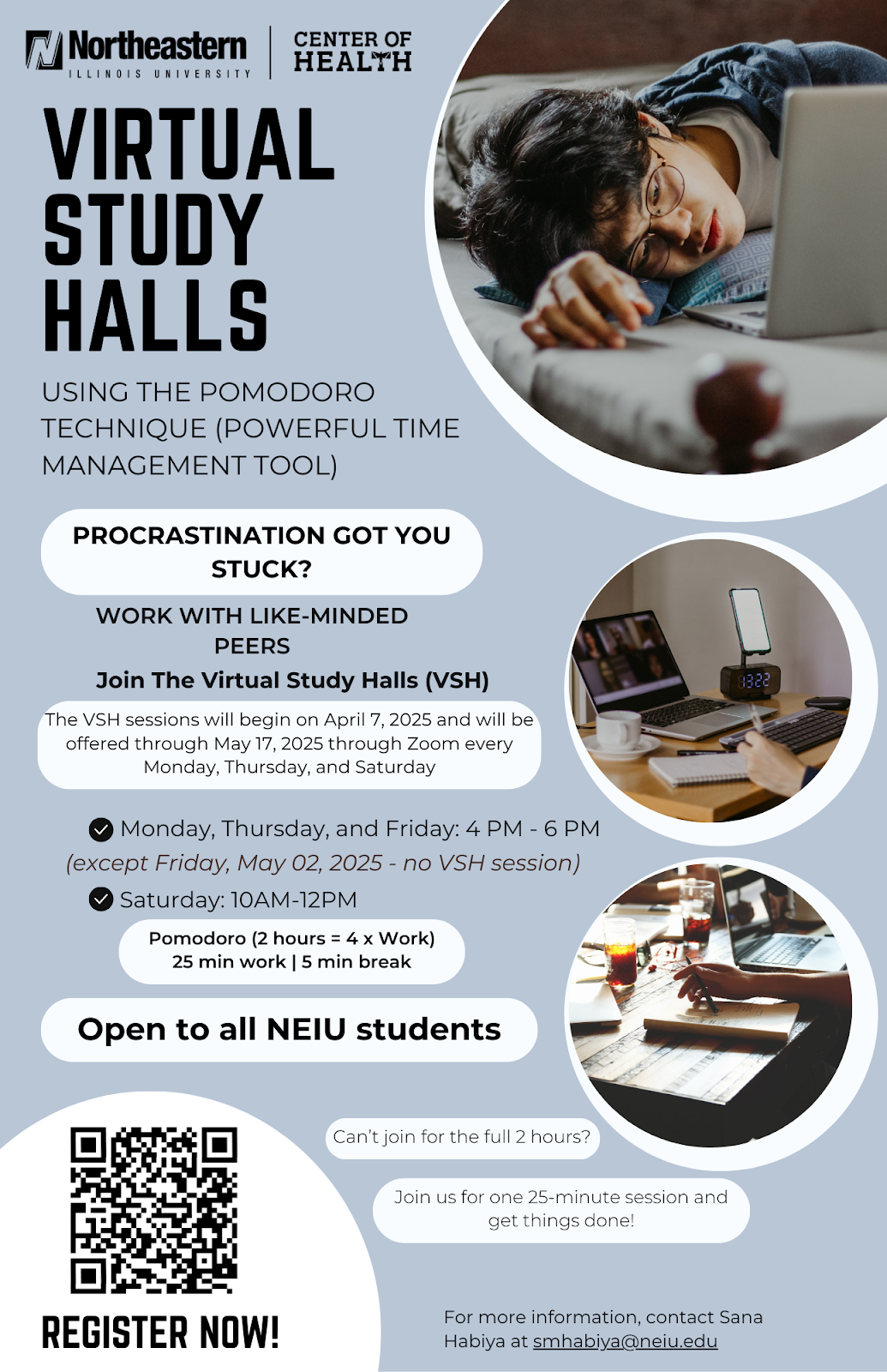 Virtual Study Halls Graphic