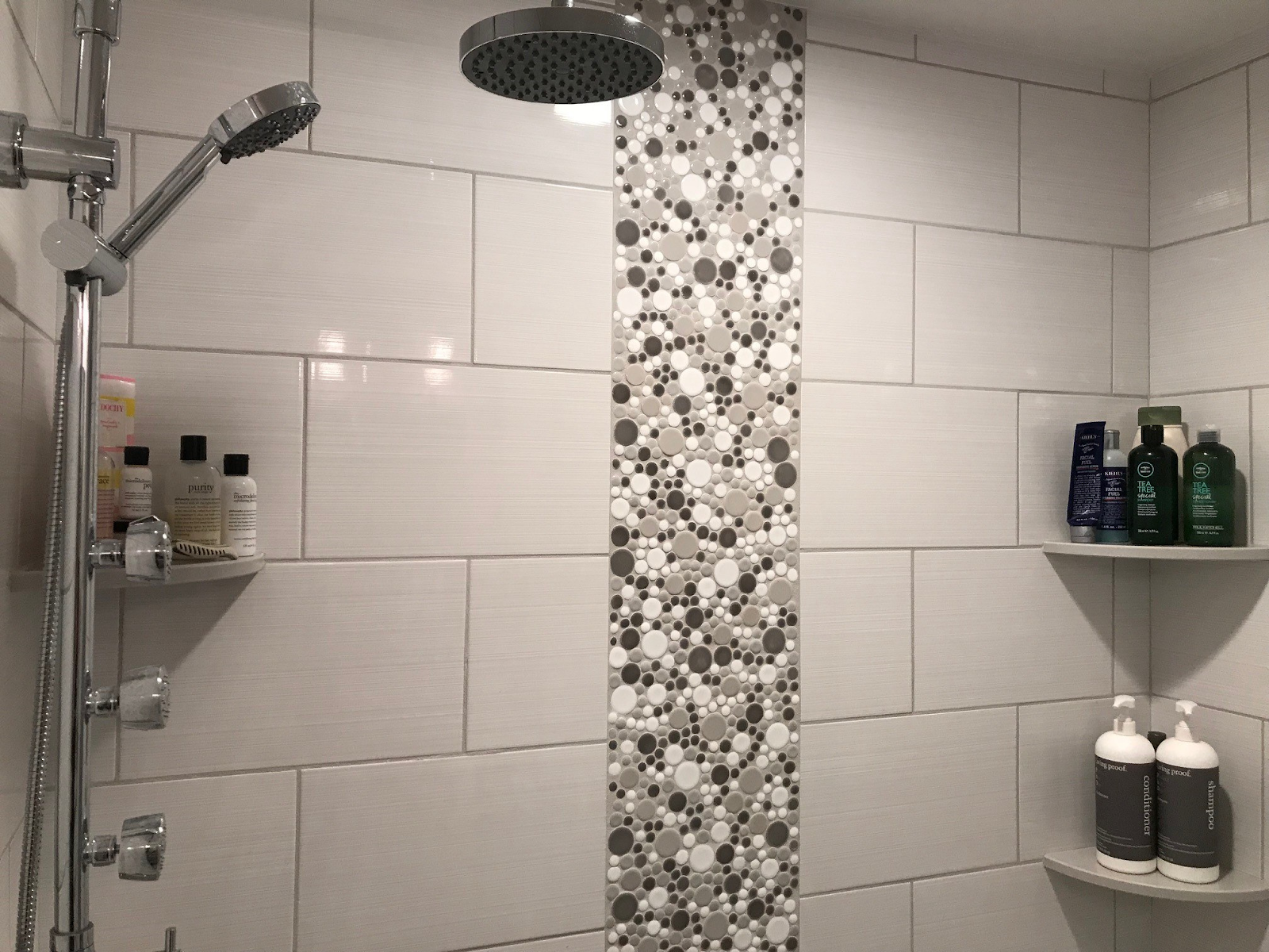 shelves for tiled showers