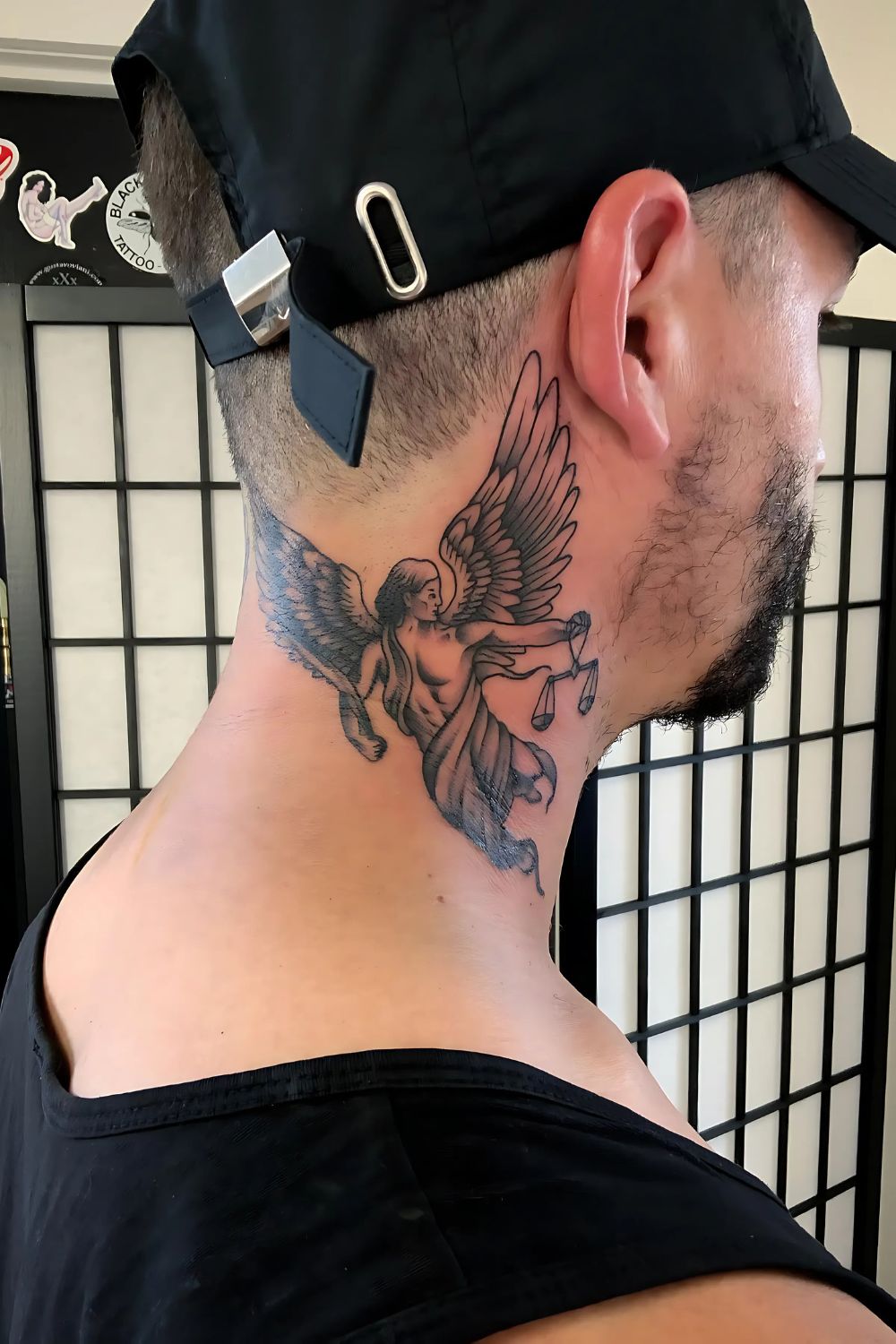 Angel Neck Tattoo