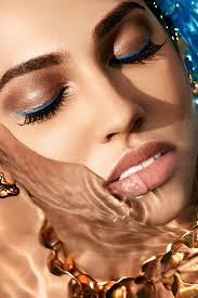 Bridal makeup look with water-proof