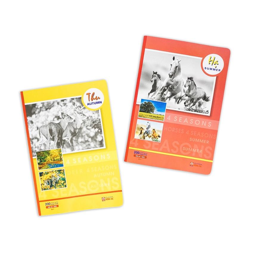 Vở kẻ ngang Hồng Hà Pupil Bốn Mùa 200 trang 1002 - VĂN PHÒNG PHẨM
