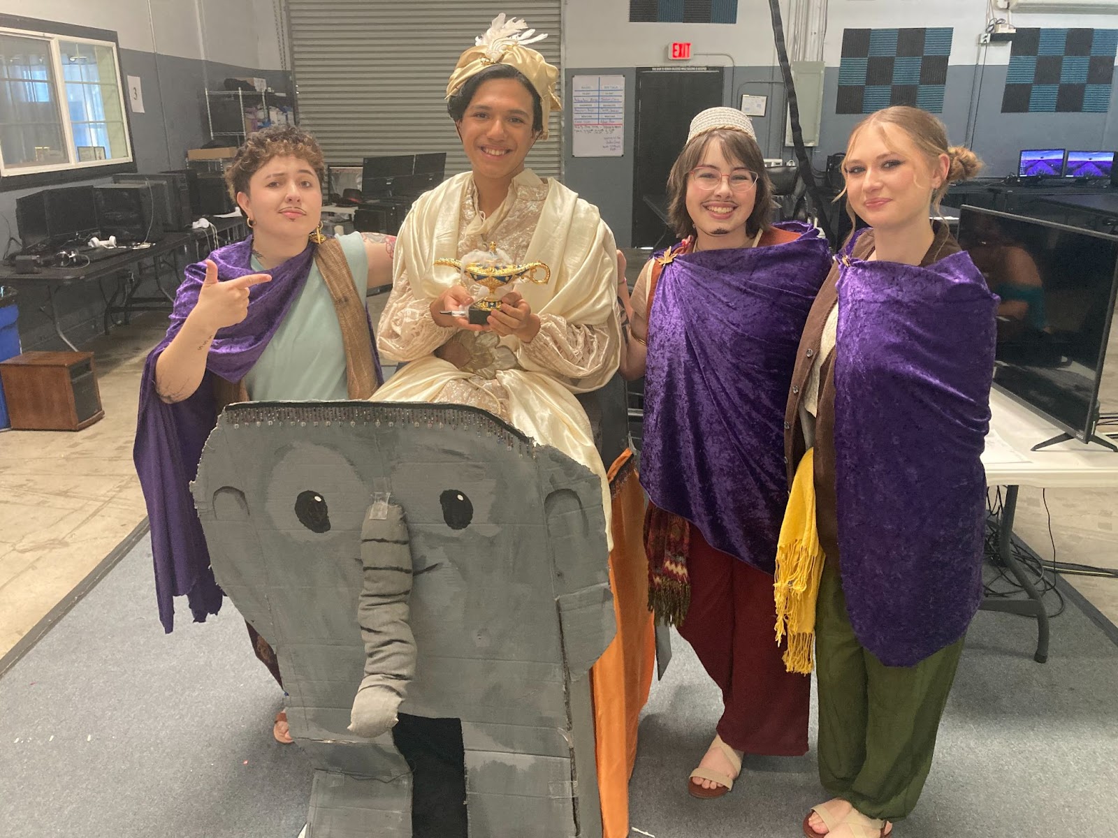 Theater students performing on stage, building teamwork and confidence through youth arts education at JDS Creative Academy — developing workforce-ready skills through performing arts classes.