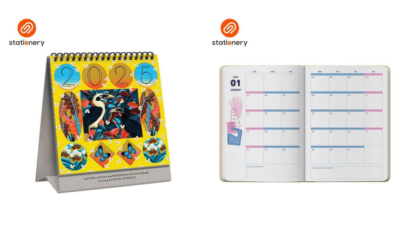 2025 Desk Calendar & Planner