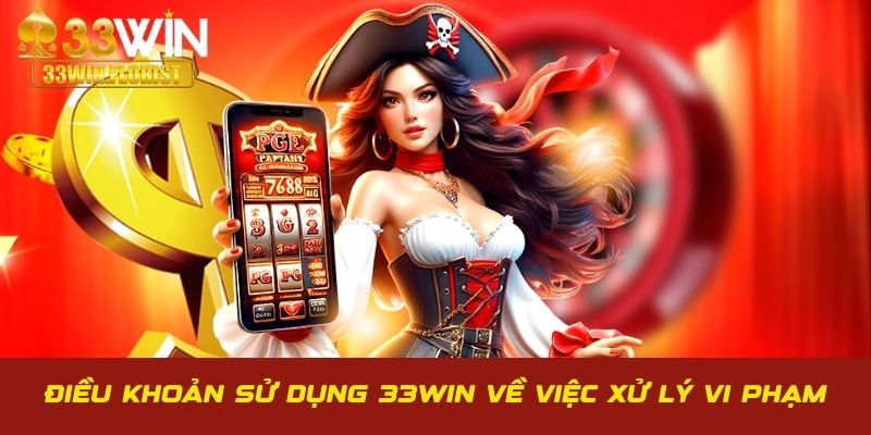 Nội dung điều khoản dịch vụ 33WIN về việc xử lý vi phạm