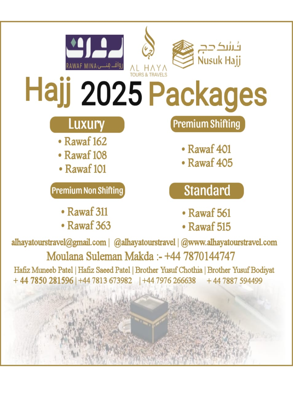 2025 Hajj packages from the UK