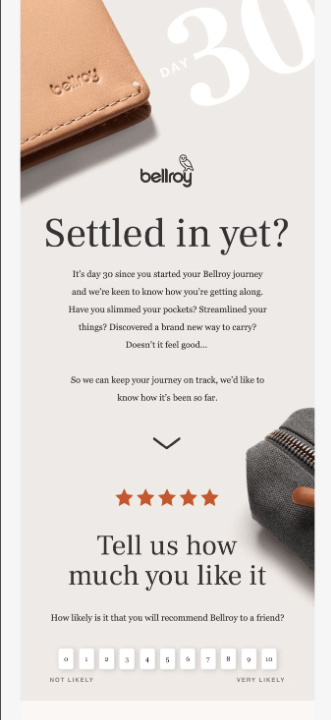 Bellroy email