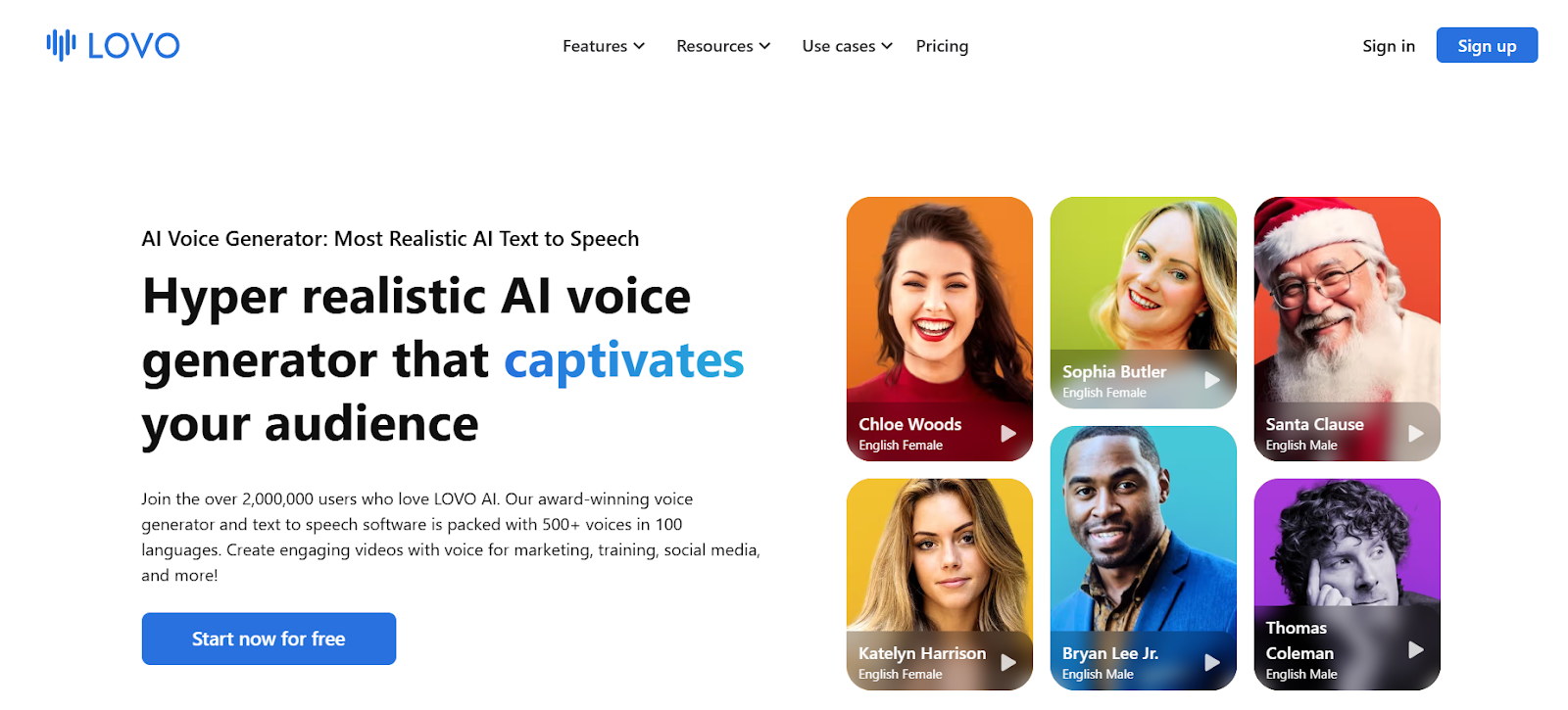 lovo ai voice generator