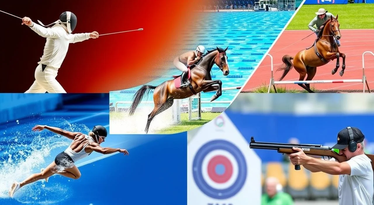modern pentathlon disciplines