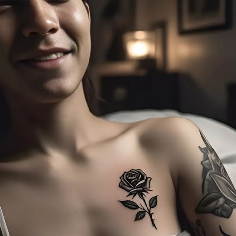 Black Rose Tattoo