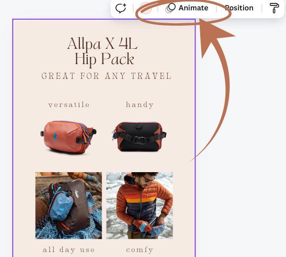 how to animate pinterest pins for physical products