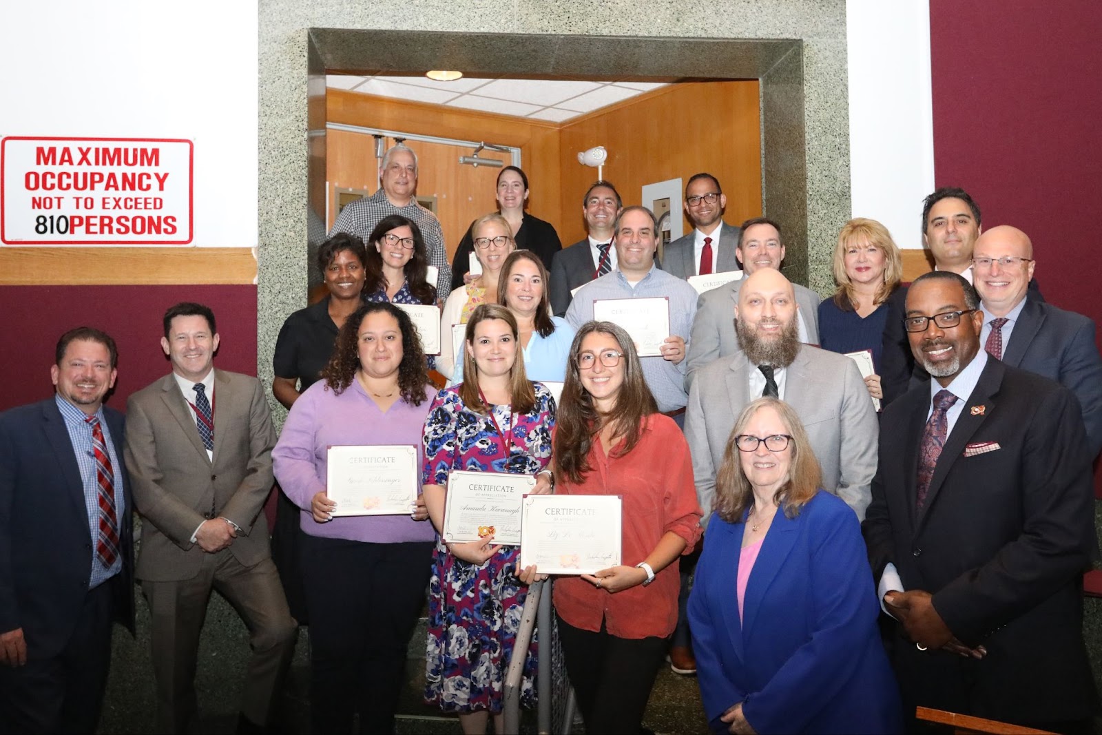 To conclude the evening’s presentations, the Board of Education recognized the 100 Year Committee members for their incredible dedication and hard work during the district’s centennial.