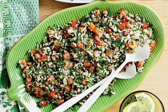 Brown rice tabouli