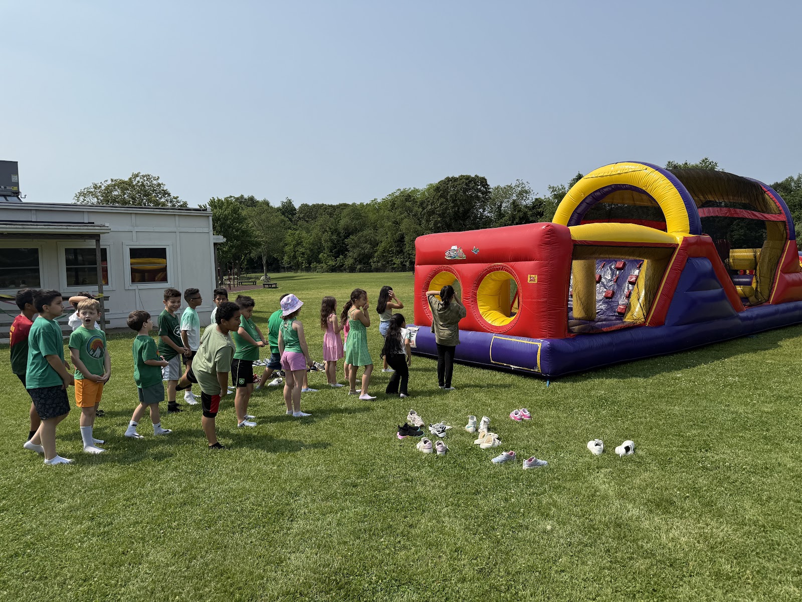 oakwood picnic with bouncy house