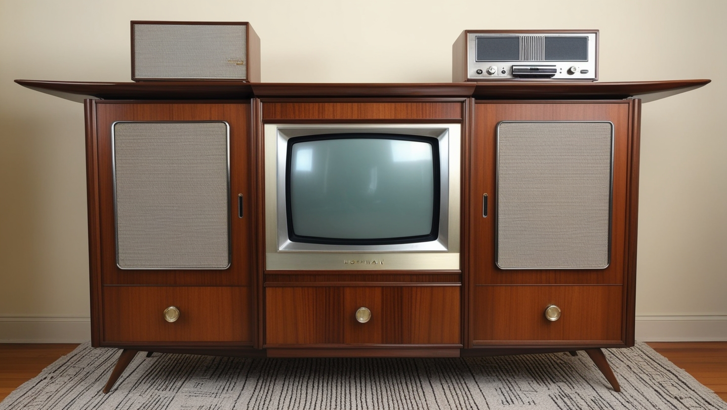 Hoffman Trio-Phonic Hi-Fi Television Set