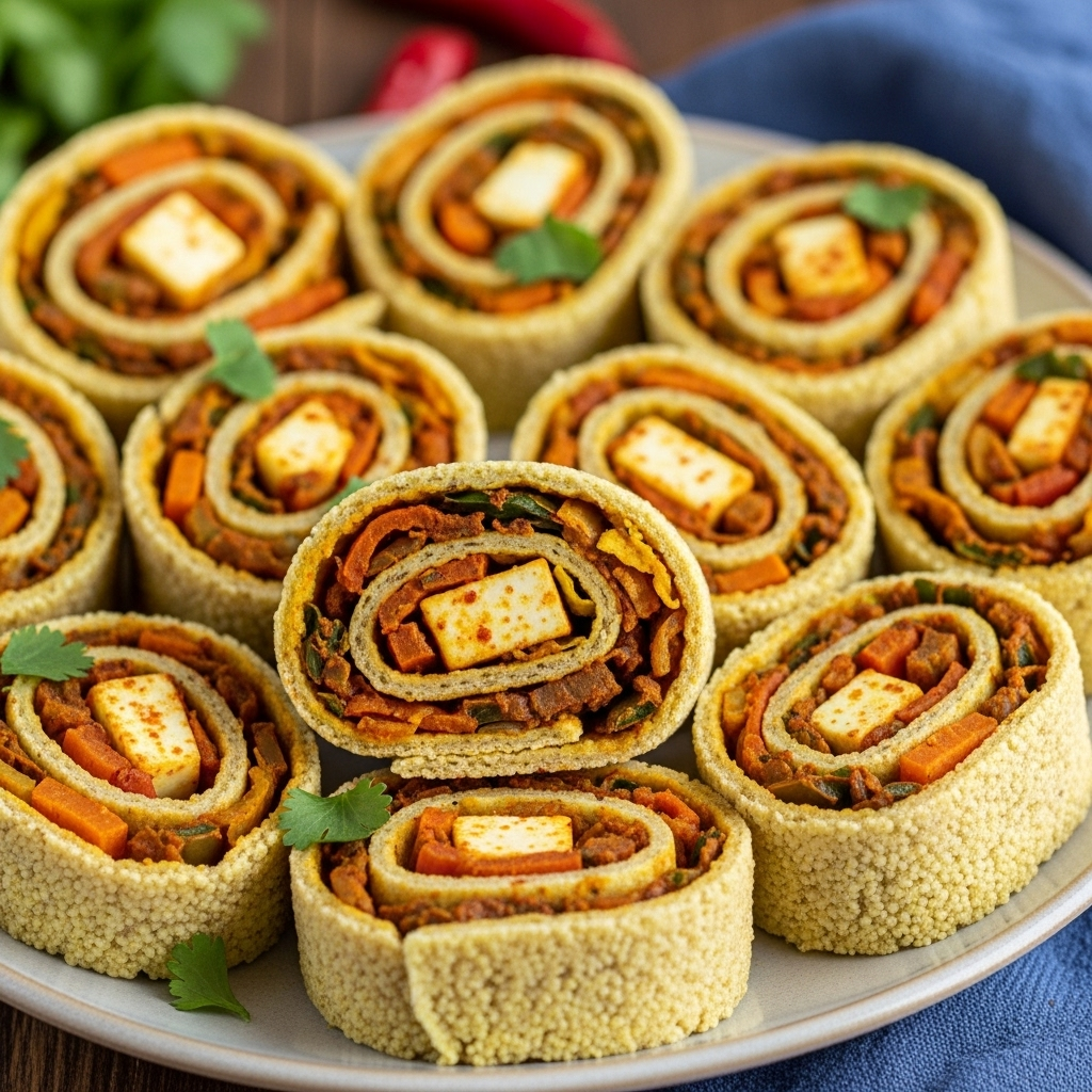 Stuffed Millet Rolls