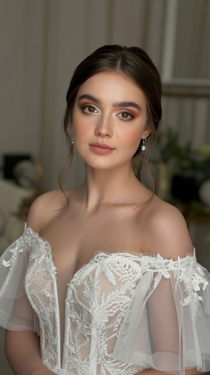 Soft Wedding Makeup for Brown Eyes Natural Looks