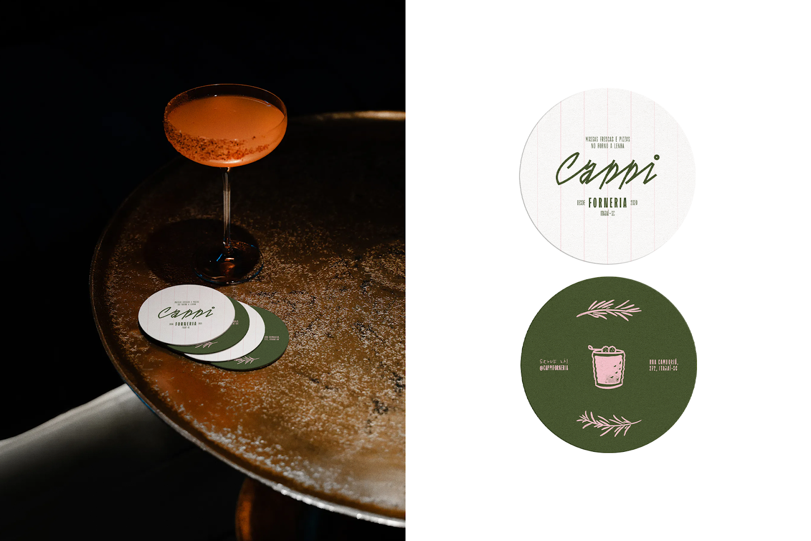 Image from the Cappi Forneria Branding: A Modern Slice of Italy article on Abduzeedo