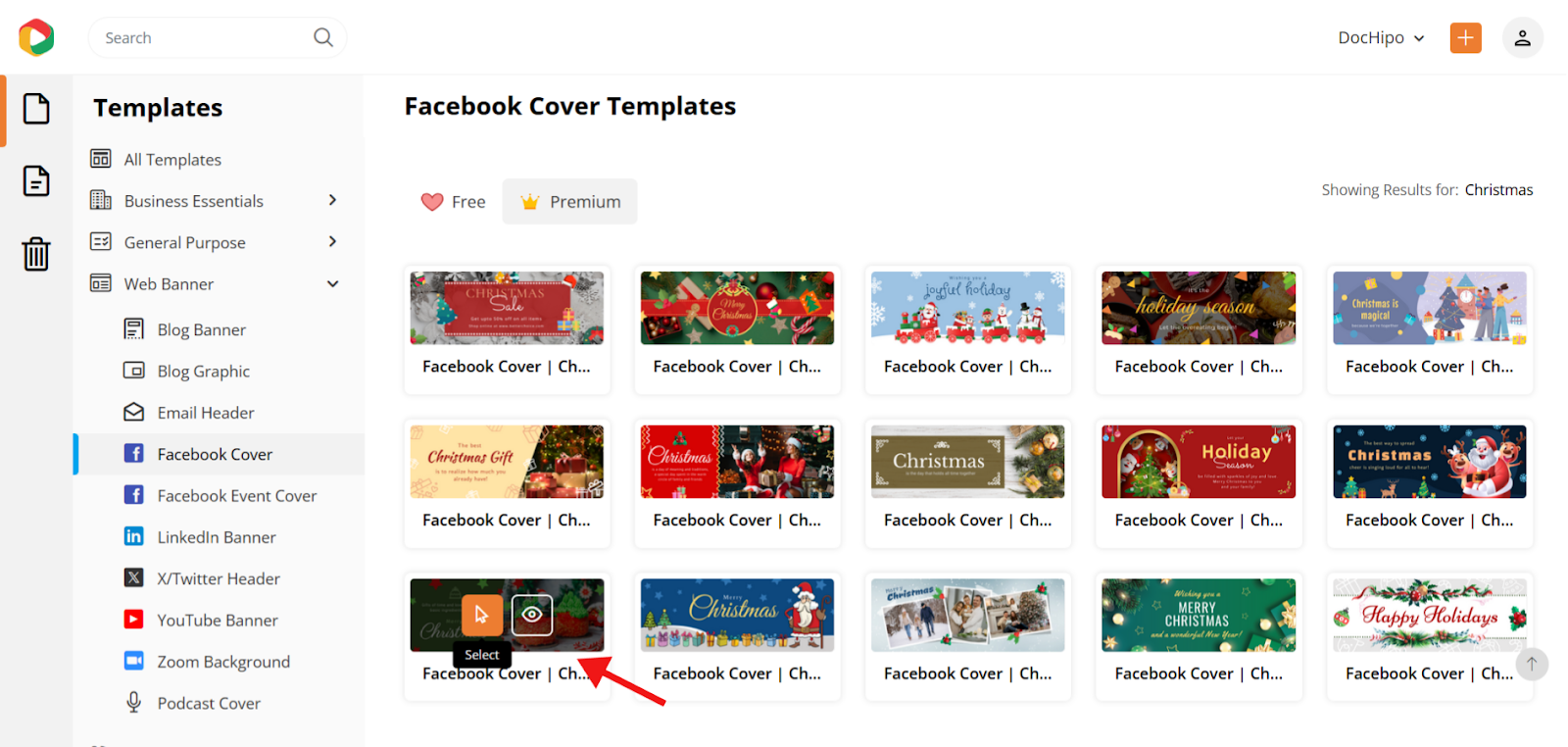 Christmas Facebook Cover templates