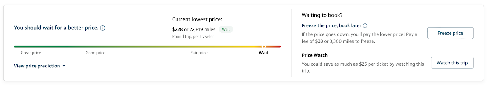 price comparison on capital one