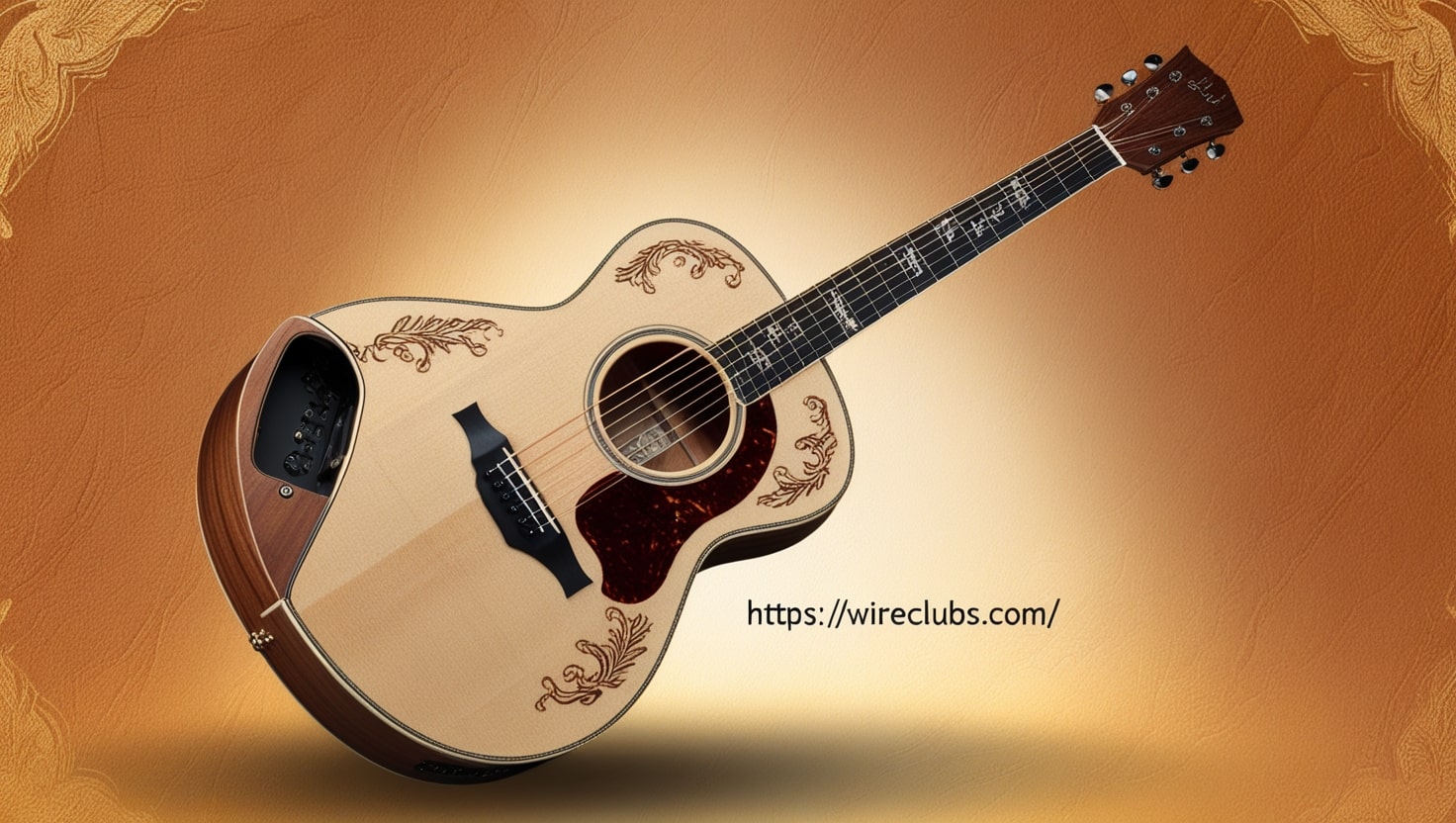 acoustic guitar withport on sidesideole