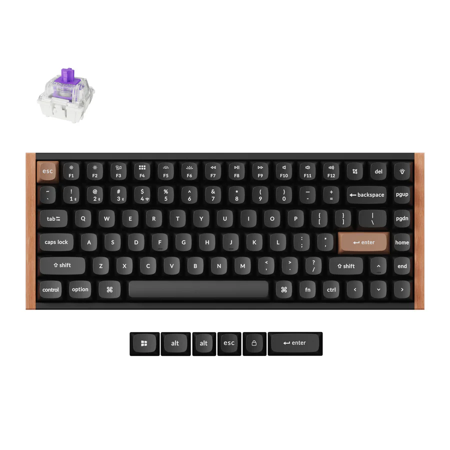 How Many Switches in a 75% Keyboard - Keychron K2 HE