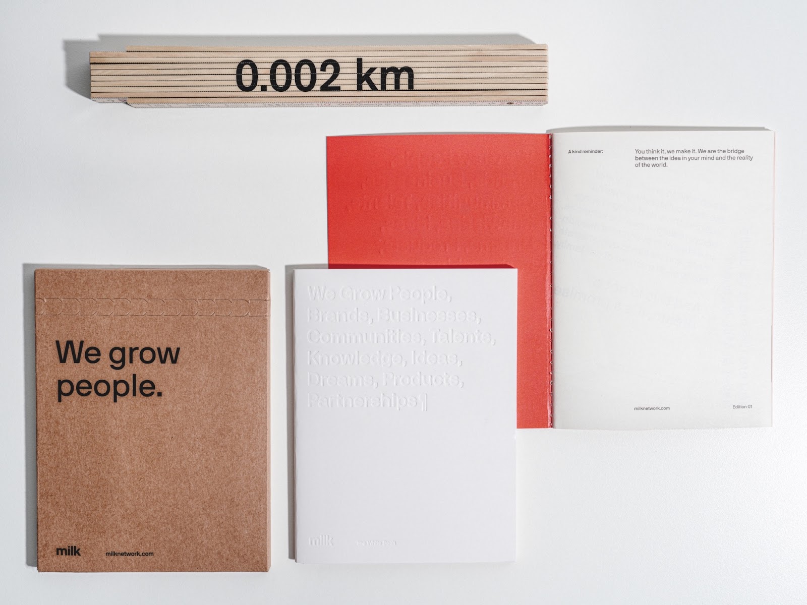 Image from the Graphic Design Creativity with 'White Book' and 'Milkyway' article on Abduzeedo