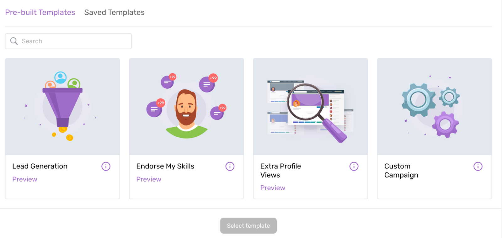 The lack of more templates might turn off beginners from Dripify.