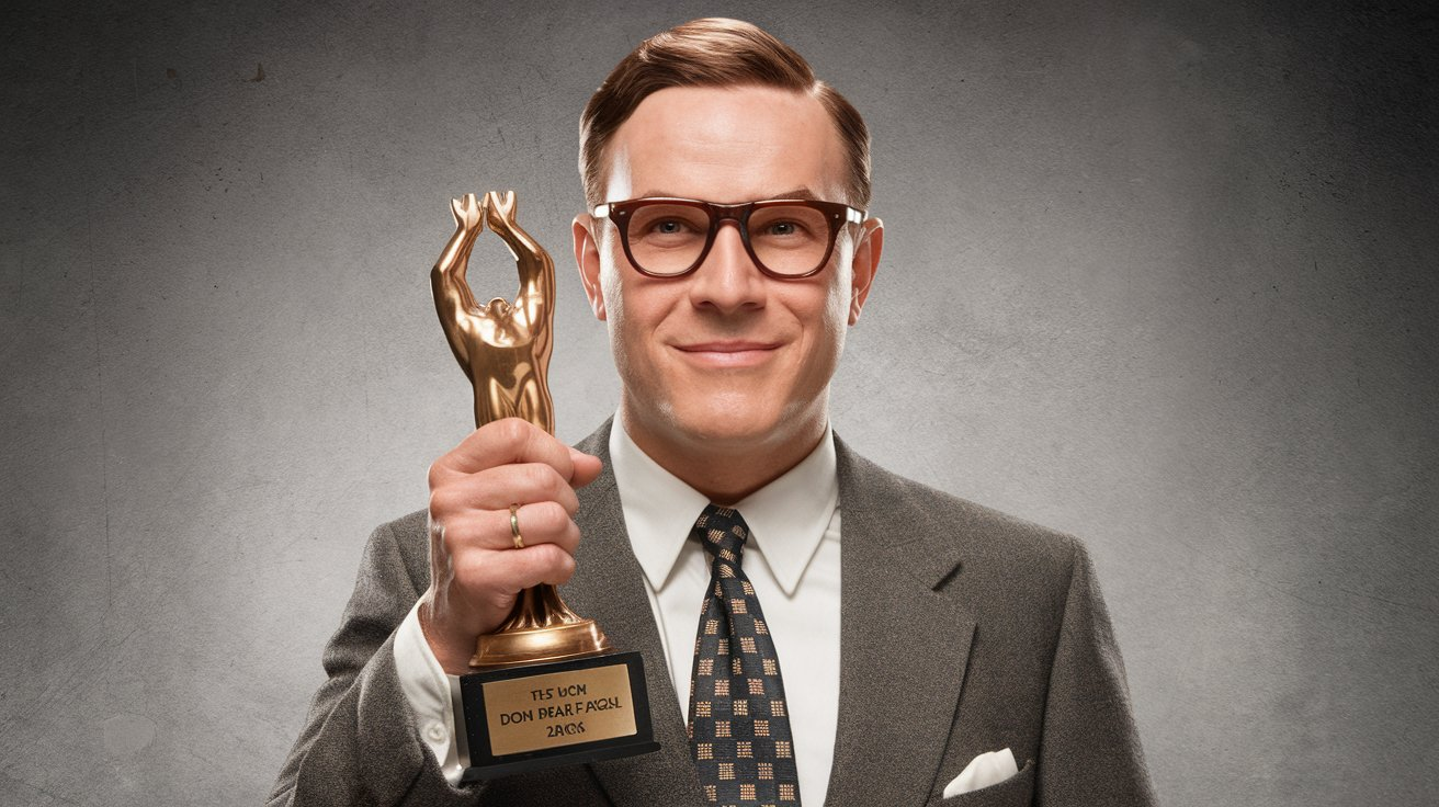 Don Draper Bronze Clio Award for Sale