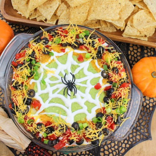 Spider Web Taco Dip