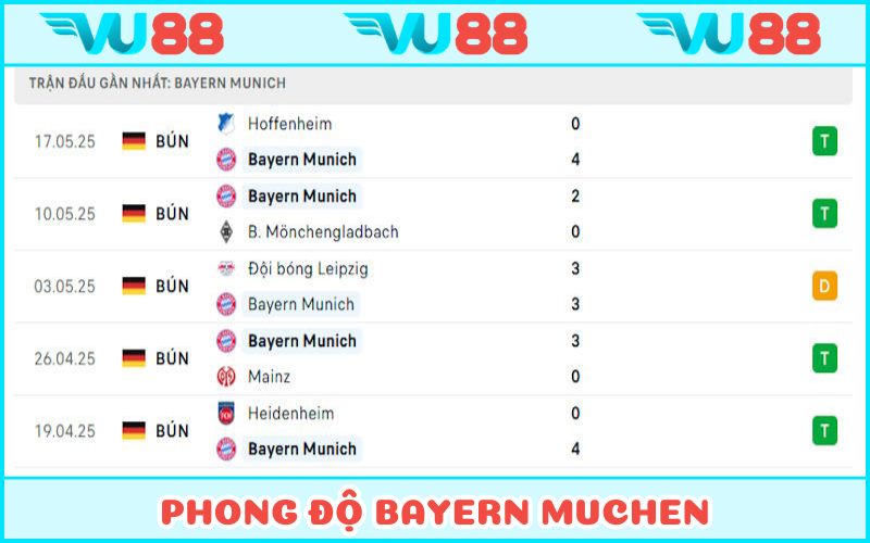 Hùm Xám tiếp tục xưng bá ở Bundesliga 24/25
