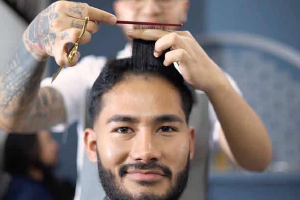 A practical and versatile haircut designed for a square face shape, perfect for daily activities while maintaining style.