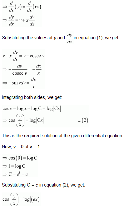 chapter 9-Differential Equations Exercise 9.5