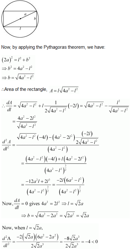 NCERT Solutions for Class 12 Maths Application of Derivatives