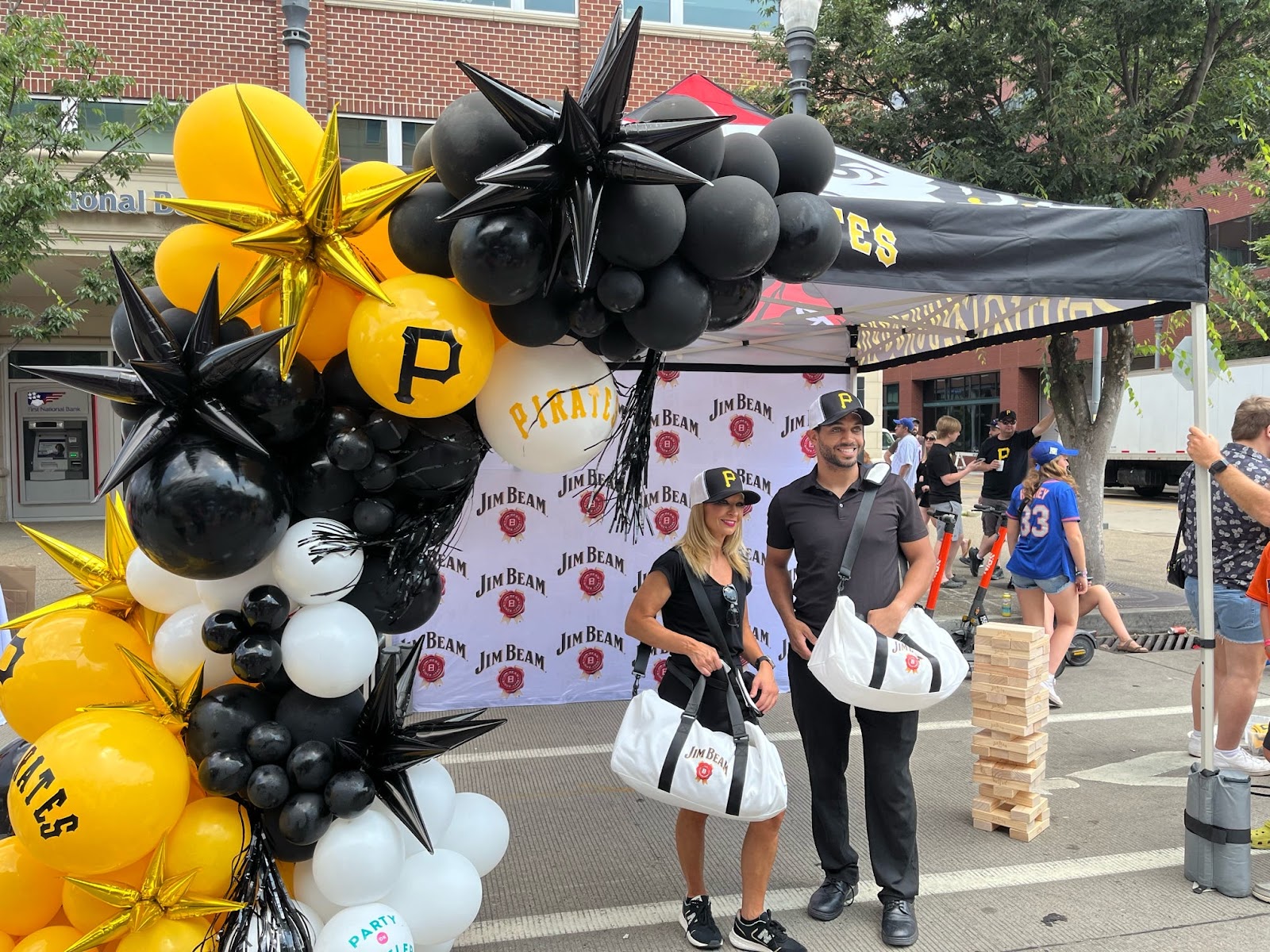 Branded Balloon Installation by Party on Butler
