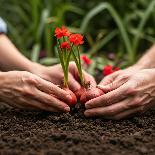 Planting Tiger-flower Bulbs