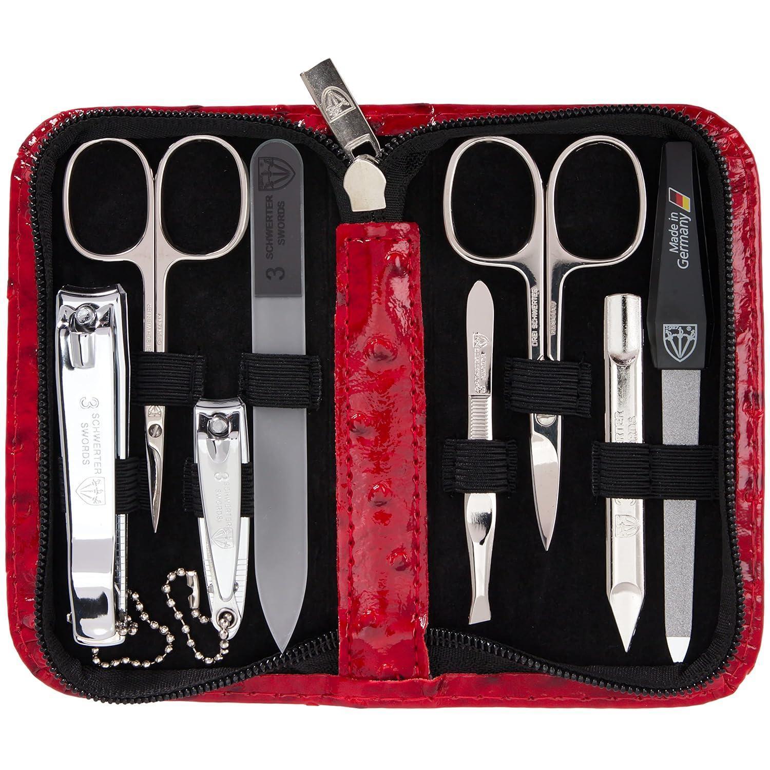 3 Swords Germany - 8 piece manicure pedicure grooming kit