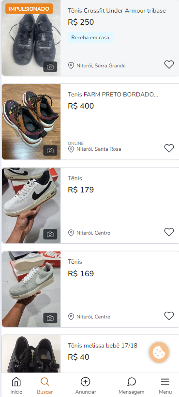 vender produtos usados