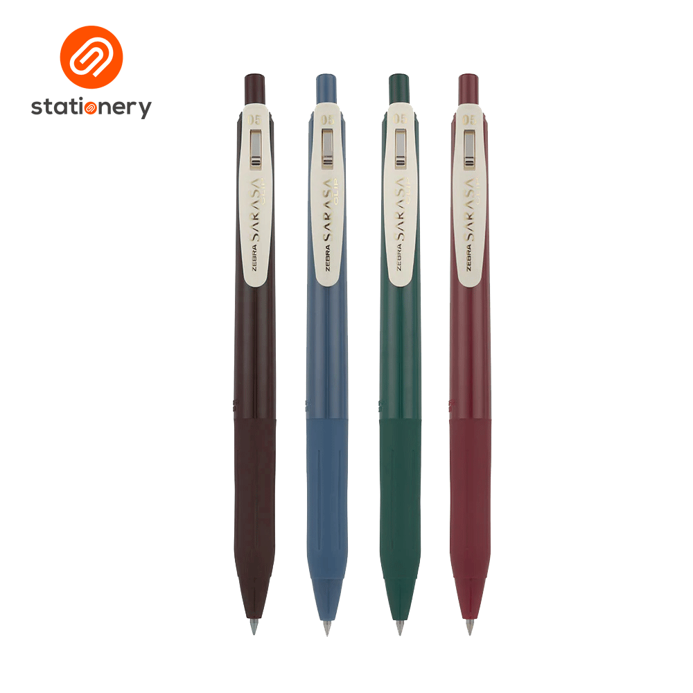 Zebra Sarasa Clip Vintage Color Gel Ink Pens 0.5mm JJ15