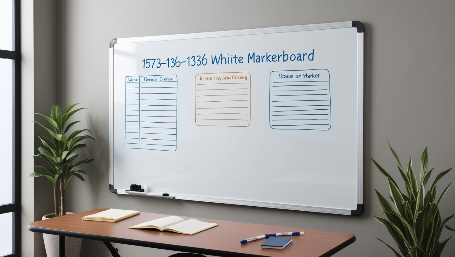 1573-9-136 White Markerboard