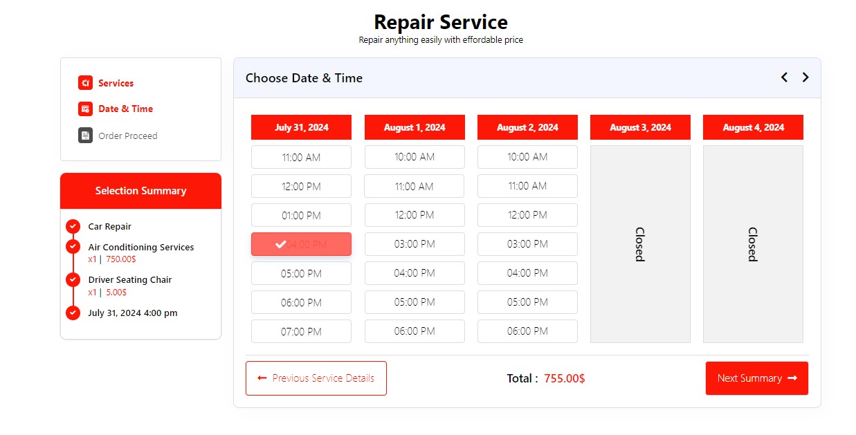 How to use WordPress repair service Booking plugin? 26