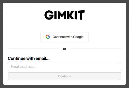 Gimkit Log In