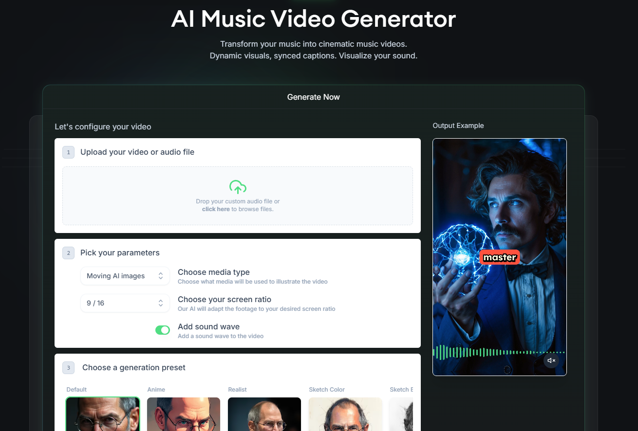 Revid AI - Free Pink Floyd AI Video Creator