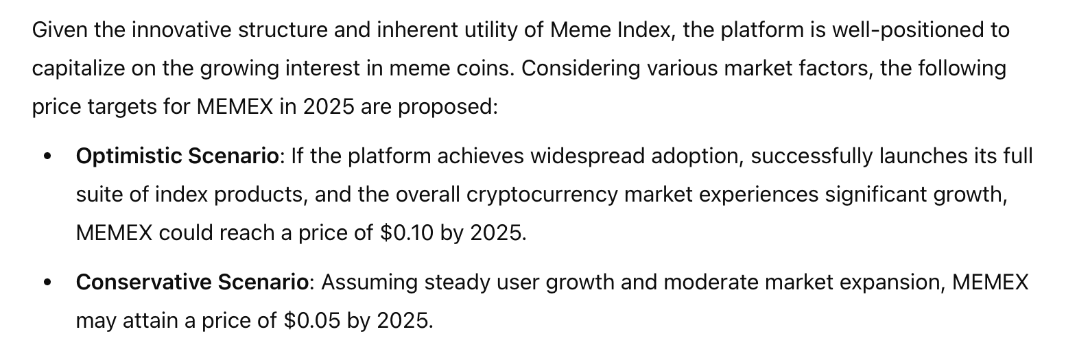 Chatgpt suggests $MEMEX