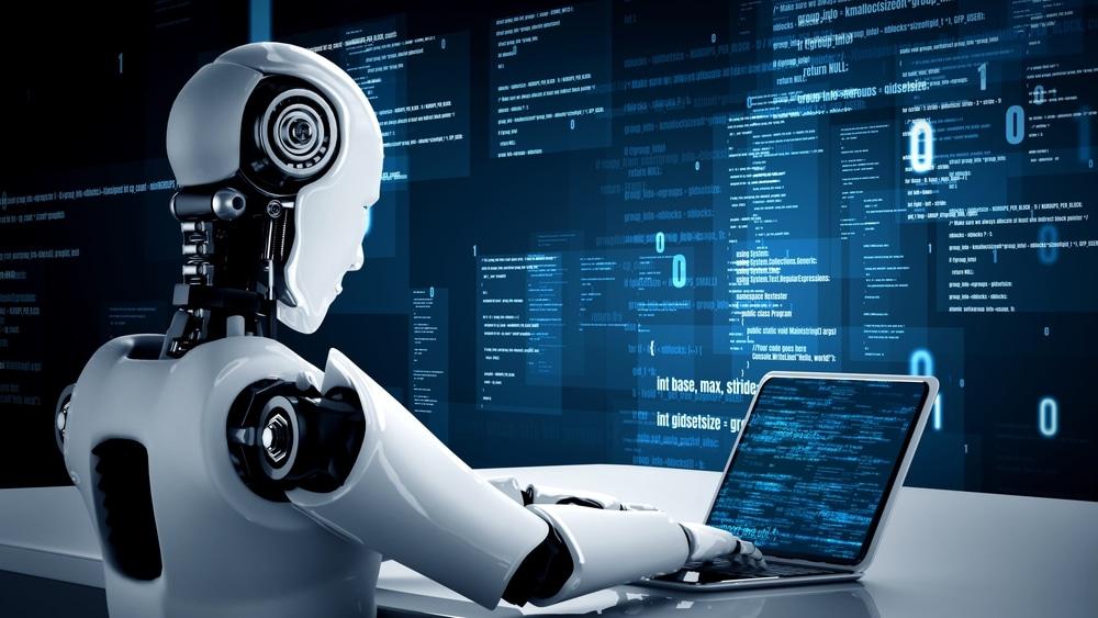A robot working on a computer

AI-generated content may be incorrect.